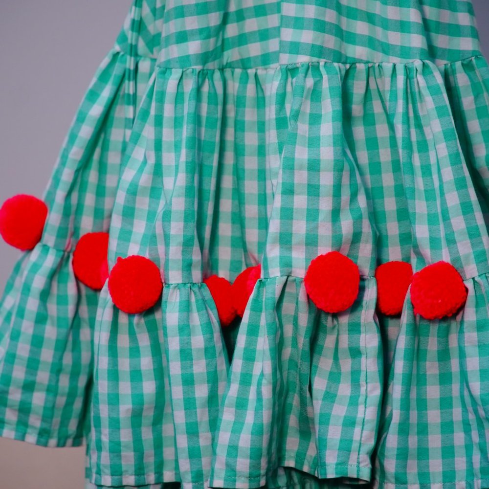 Sundress (a French Designer) Lime Green and White Xs/S Dress - Picture 4 of 6